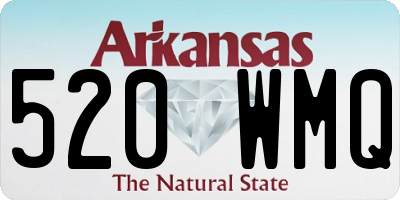 AR license plate 520WMQ