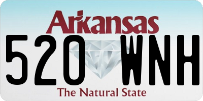 AR license plate 520WNH