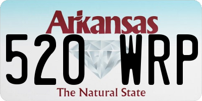 AR license plate 520WRP