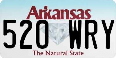 AR license plate 520WRY
