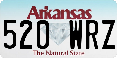 AR license plate 520WRZ