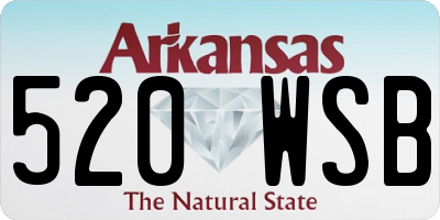 AR license plate 520WSB