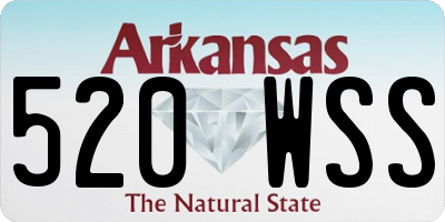 AR license plate 520WSS