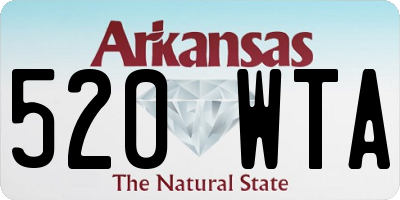 AR license plate 520WTA
