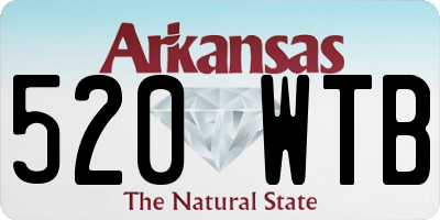 AR license plate 520WTB