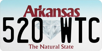 AR license plate 520WTC