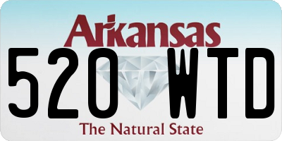 AR license plate 520WTD