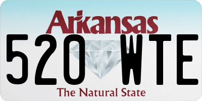 AR license plate 520WTE