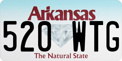 AR license plate 520WTG