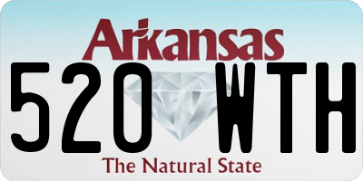 AR license plate 520WTH