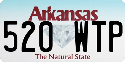 AR license plate 520WTP