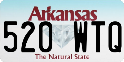 AR license plate 520WTQ