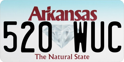 AR license plate 520WUC
