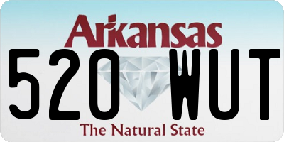 AR license plate 520WUT