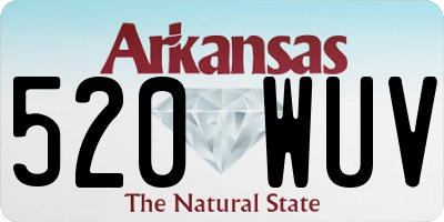 AR license plate 520WUV