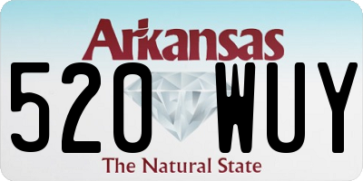 AR license plate 520WUY