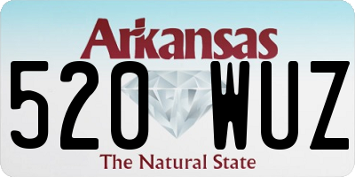 AR license plate 520WUZ