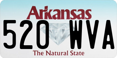 AR license plate 520WVA