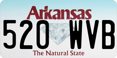 AR license plate 520WVB