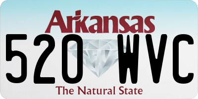 AR license plate 520WVC