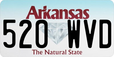 AR license plate 520WVD