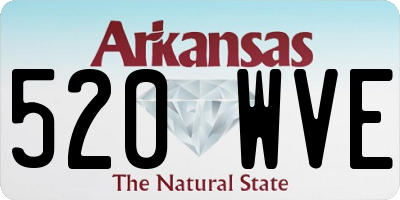 AR license plate 520WVE