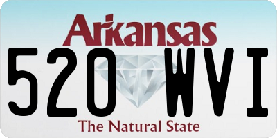 AR license plate 520WVI