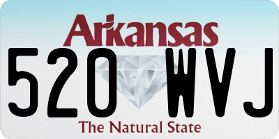 AR license plate 520WVJ