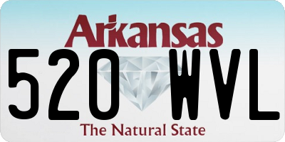 AR license plate 520WVL