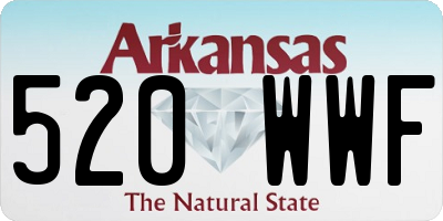 AR license plate 520WWF