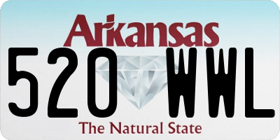 AR license plate 520WWL