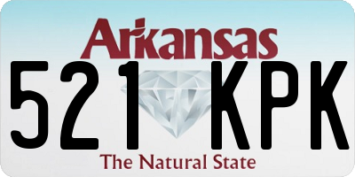 AR license plate 521KPK