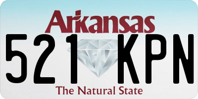 AR license plate 521KPN