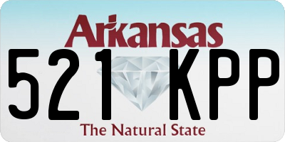 AR license plate 521KPP