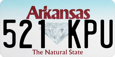 AR license plate 521KPU