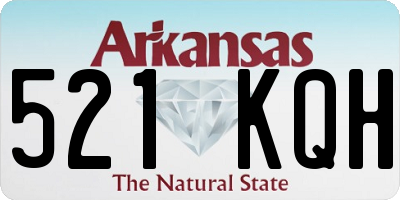 AR license plate 521KQH