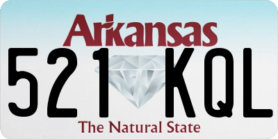 AR license plate 521KQL