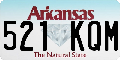 AR license plate 521KQM
