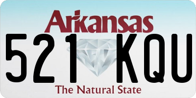 AR license plate 521KQU