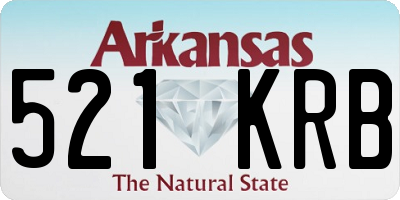 AR license plate 521KRB