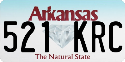 AR license plate 521KRC