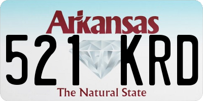 AR license plate 521KRD