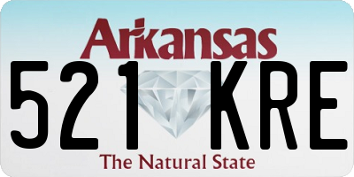 AR license plate 521KRE