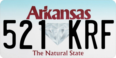 AR license plate 521KRF