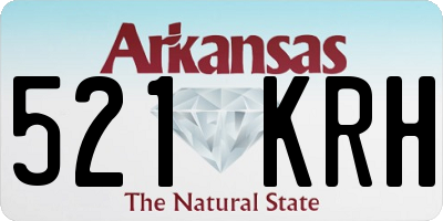AR license plate 521KRH