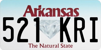 AR license plate 521KRI