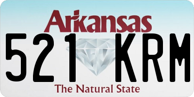 AR license plate 521KRM