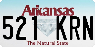 AR license plate 521KRN