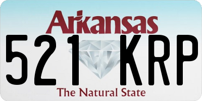 AR license plate 521KRP