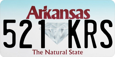 AR license plate 521KRS